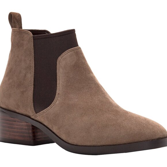 NWB COLE HAAN Osteen Suede Bootie, Brown, sz9 - Picture 4 of 8